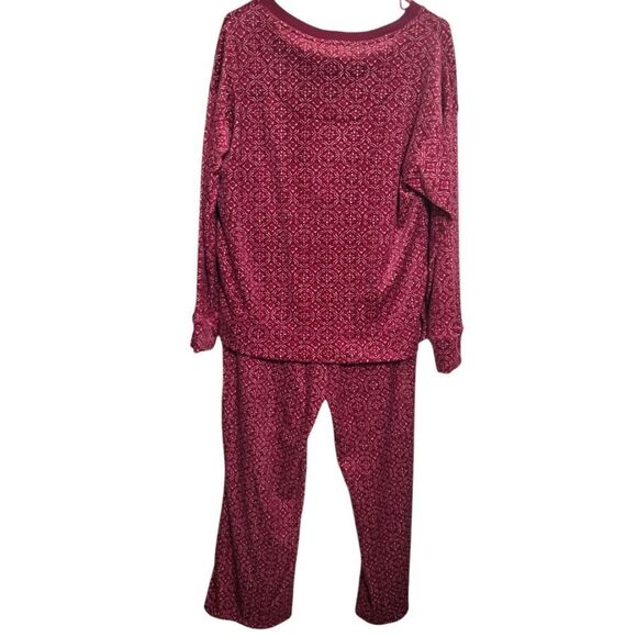 Nautica Super Soft Womens Cozy Pink Pajama Set, S - Picture 3 of 10